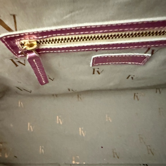 Frances Valentine Large Gold and Pink Shopper Basket Purse Kate Spade - Picture 5 of 12